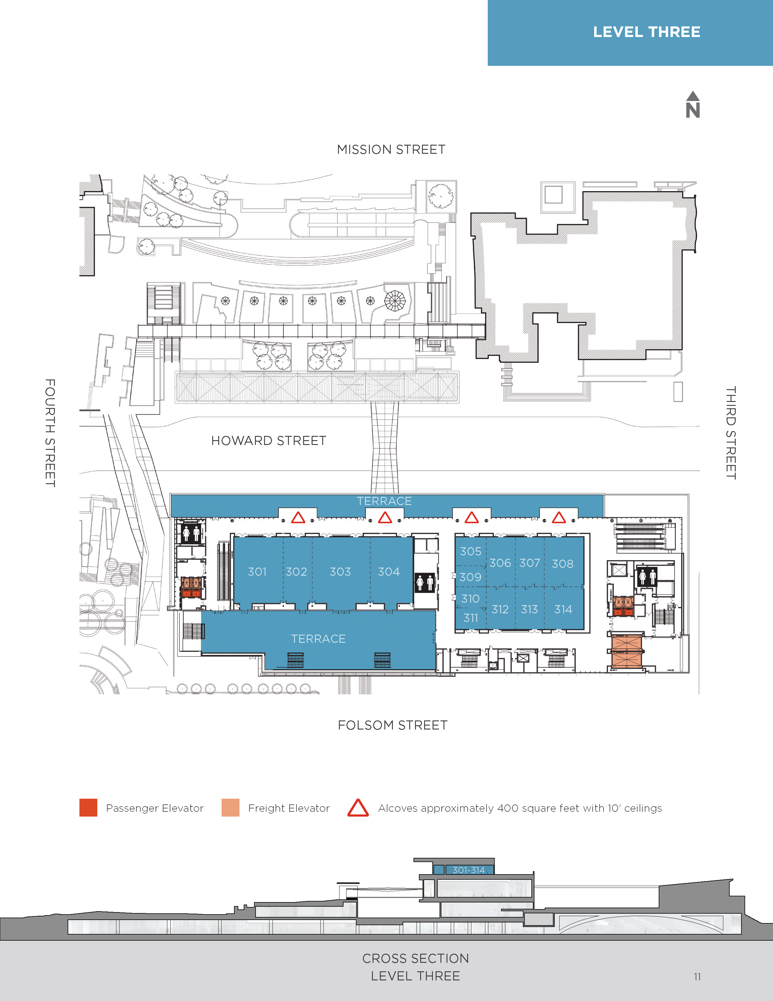 Moscone South Level 3 Floorplan
